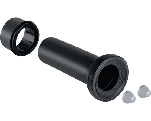 Set de manchon de raccordement GEBERIT ø90/110 mm 131.084.16.1 pour Monolit Kit de raccordement WC noir pour les toilettes