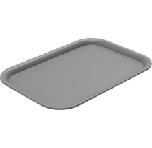 Graues Serviertablett
