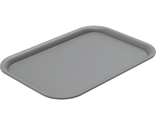 Graues Serviertablett