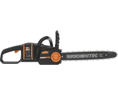 Worx Nitro Akku-Kettensäge mit 40 Volt und 40 Zentimeter Schnittlänge