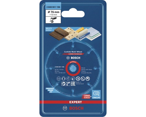 Bosch Expert Carbide Multi Wheel Trennscheibe 76 Millimeter