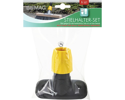 Bümag Gerätestielhalter Kunststoff schwarz