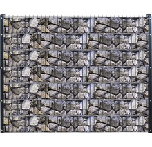 Gabion rempli de pierres pour le jardin
