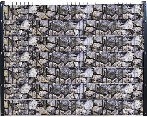 Gabion rempli de pierres pour le jardin