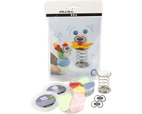 Seidenknete Mini-Set mit Knetfiguren und Zubehör