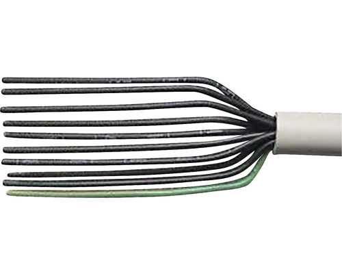 Câble électrique TT 10x1,5 mm² 9LPE gris Eca (au mètre)