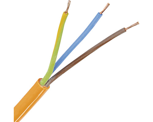 Kabel Pur-Pur 3x2,5 mm2 LNPE orange Eca (Meterware) - HORNBACH