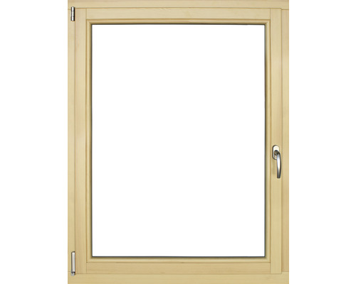 Holzfenster Kiefer lackiert 780x980 mm DIN Links