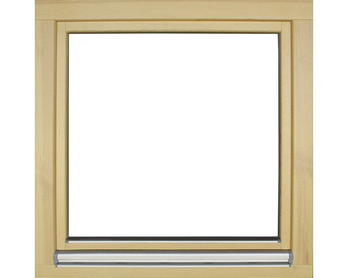 Cadre de fenêtre en bois avec revêtement en aluminium