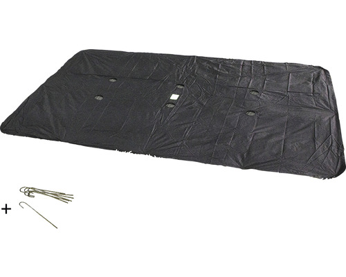 Toile de trampoline EXIT rectangulaire 275 x 458 cm noir
