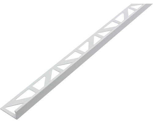 Profilé d'angle de finition quart de rond Dural Durosol salt'n'pepper blanc, longueur 250 cm hauteur 10 mm