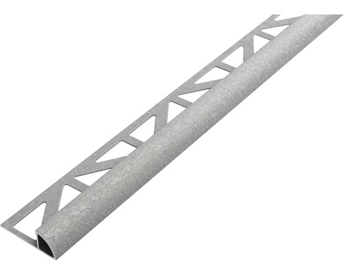 Profilé d'angle de finition quart de rond Dural Durosol Leather Grey, longueur 250 cm hauteur 11 mm