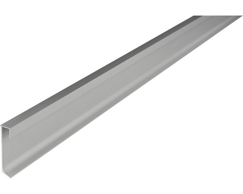 Sockelleiste Dural Construct Alu, silber, Länge 250 cm Höhe 60 mm Aluminiumprofil