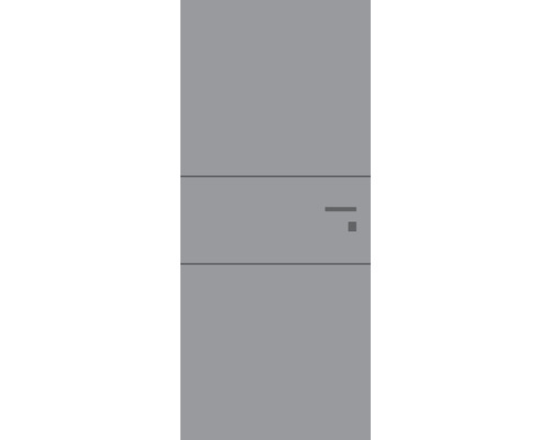 Porte intérieure Pertura Tilda 11 laque gris élégant 98,5x198,5 cm gauche