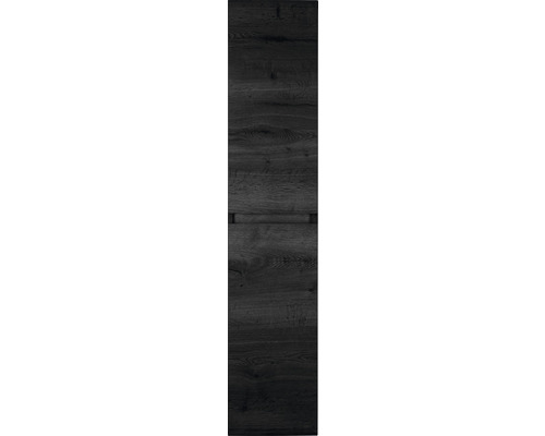 Hochschrank sanox Frozen BxHxT 35x170x35 cm black oak
