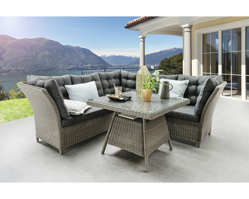 Loungegruppe Destiny Palma vintage grau