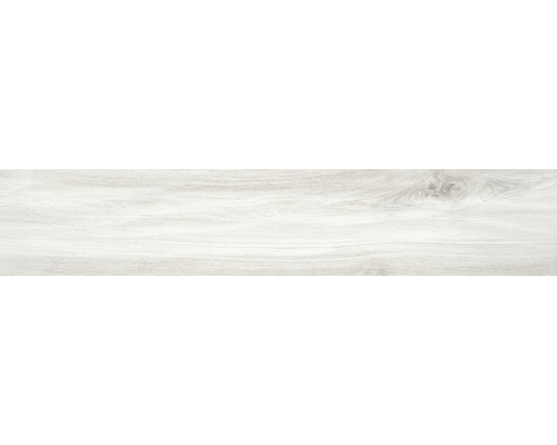 Feinsteinzeug Wand- und Bodenfliese Oakwood white BxLxS 23x120x0.97 cm