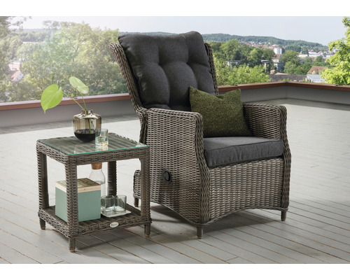 Chaise de jardin Relax Chair Destiny Casa Aluminium Grey