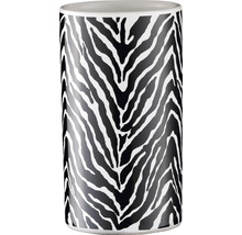 Vase cylindrique avec motif zébré