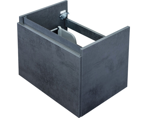Waschtischunterschrank Sanox Frozen Frontfarbe beton anthrazit BxHxT 60x40x45 cm