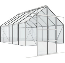 Serre Vitavia Cassandra 8300 verre de sécurité trempé 3 mm 257 x 323 cm argent