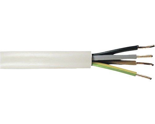 Câble d'installation TT 4x1,5mm2 3LPE CH-N1 VV-U gris 10m