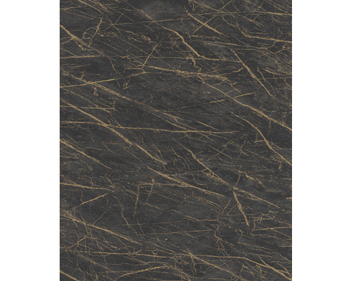 Papier peint intissé 428964 Factory IV marbre noir Panneau décoratif aspect marbre