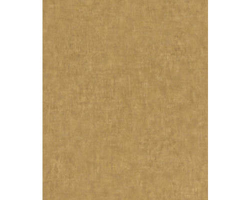 Papier peint intissé 429312 Factory IV uni or Papier peint doré avec une texture légère pour la décoration murale