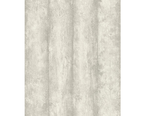 Papier peint intissé 429428 Factory IV planches de bois blanc Papier peint avec structure en bois