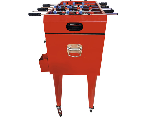 Kühlbox axi Kühler mit Tischfußball rot