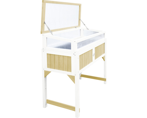 Jardinière surélevée avec couvercle rabattable pour le jardin