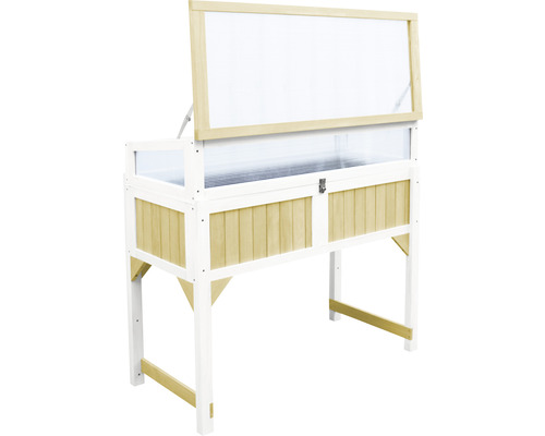 Jardinière surélevée avec couvercle rabattable pour le jardin