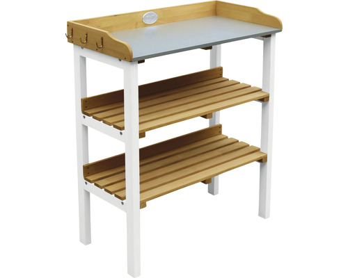 Table de jardin avec étagères pour le jardin