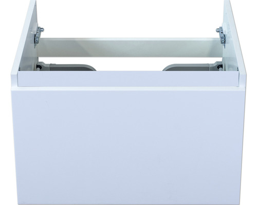 Meuble sous-vasque Sanox Frozen couleur de façade blanc haute brillance lxhxp 60x40x45 cm