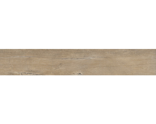 Feinsteinzeug Wand- und Bodenfliese Lenk Taupe 24x151 cm