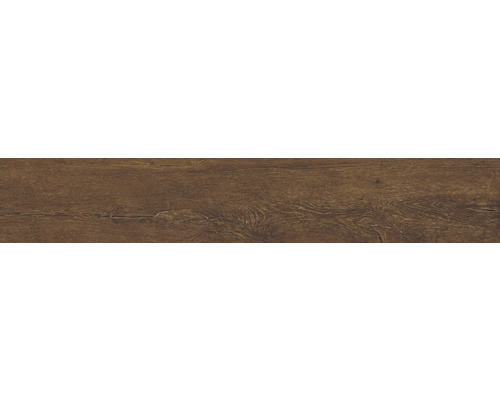 Feinsteinzeug Wand- und Bodenfliese Lenk Walnut 24x151 cm