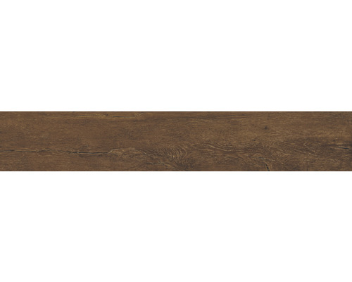 Carrelage pour sol et mur en grès cérame fin Lenk Walnut 19.5x121.5 cm