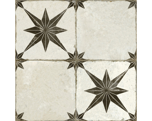 Carrelage pour sol et mur FS Star Ara black 45x45 cm