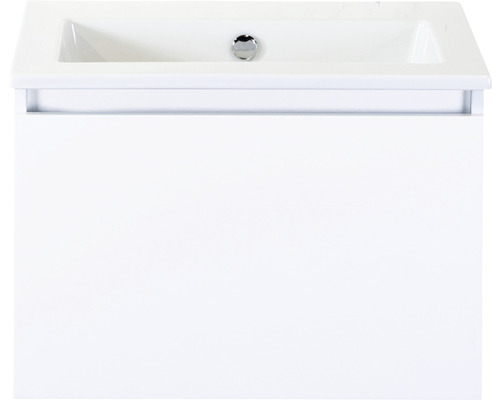 Lavabo avec meuble bas Sanox FROZEN lxhxp 61x42x46 cm couleur de façade blanc 75734401