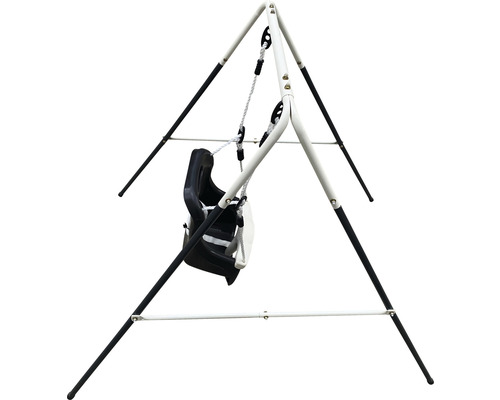 Balancelle pour bébé avec cadre pour l''extérieur