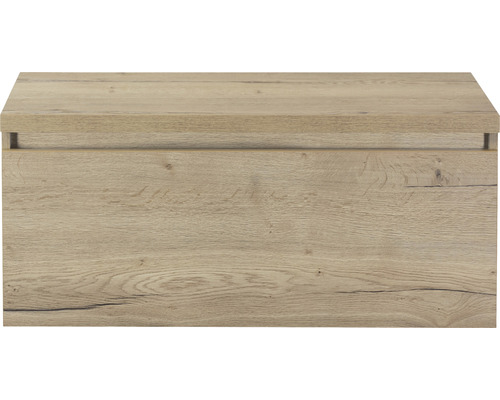 Waschtischunterschrank Sanox Frozen Frontfarbe eiche natur BxHxT 100,2 x 43,6 x 45 cm Waschtischunterschrank Sanox Frozen Frontfarbe eiche natur BxHxT 100,2 x 43,6 x 45 cm