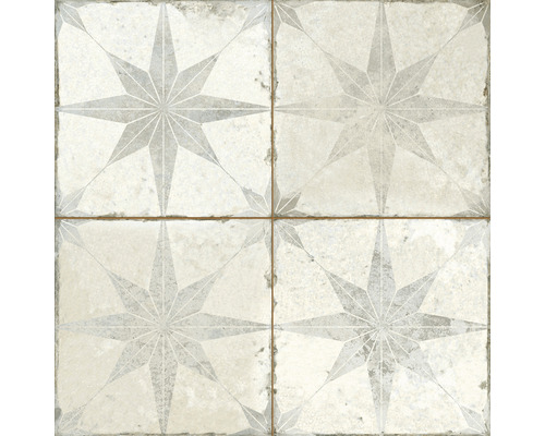 Carrelage pour sol et mur FS Star white 45x45 cm