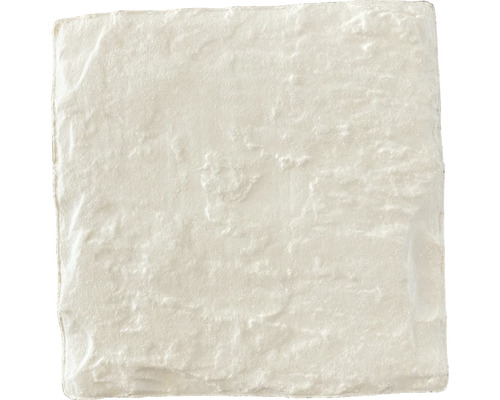 Grès cérame fin vitrifié Pavés carrés blanc 10 x 10 x 6.5 cm