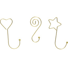 Dekorationshänger mit Herz, Spirale und Sternförmigen Ornamenten