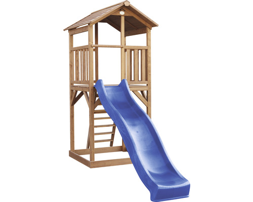 Tour de jeu avec toboggan pour le jardin