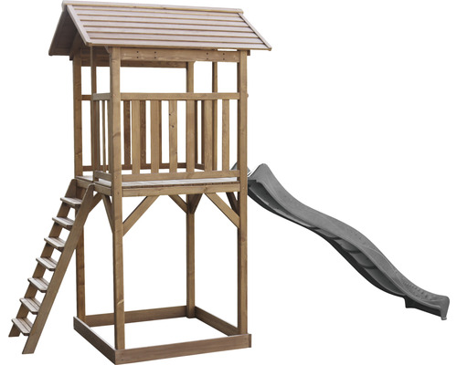 HolzspieltUm mit Rutsche und Leiter für den Garten