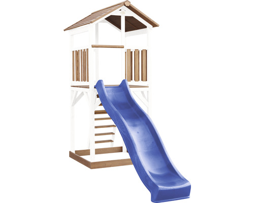 Tour de jeu avec toboggan pour le jardin