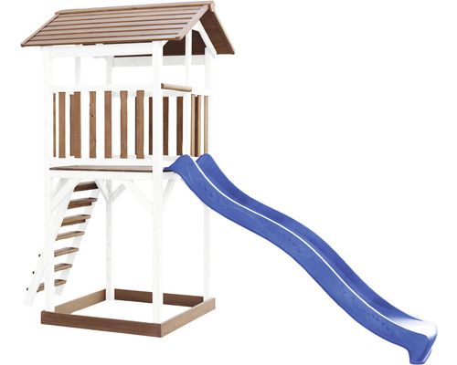 Tour de jeu avec toboggan pour le jardin