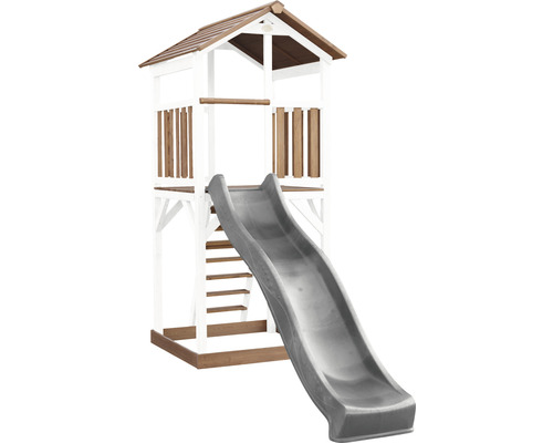 Tour de jeux avec toboggan et échelle pour le jardin