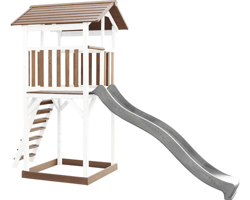 Tour de jeu avec toboggan pour le jardin